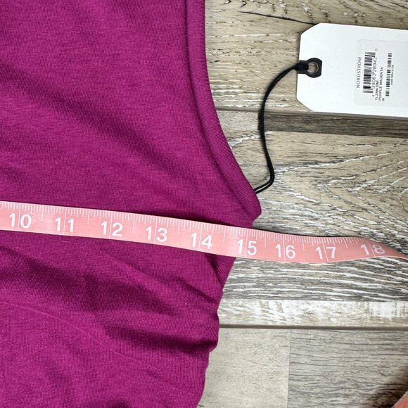 Womens Leith Nordstrom dress purple/magenta sleeveless short - Picture 6 of 8